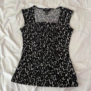 y2k bodycon cheetah print tank